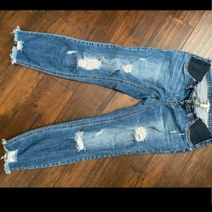 Jessica Simpson Distressed Maternity Jeans